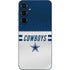 NFL Dallas Cowboys White Striped Galaxy A55 5G Skin